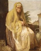 The old Italian woman